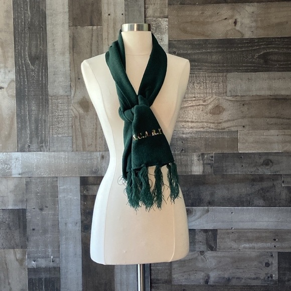 Gorgeous hunter green knit scarf camo military patriotic American army fall - Picture 10 of 10